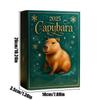 Capybara Calendar Advent 3D Advent 24 Days 2025 Small Animal Countdown Figure Decorations For Birthday Party Desk Entryway