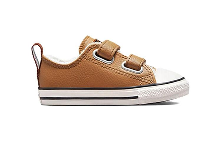 Converse Chuck Taylor All Star Easy On Comfortable Low Top Canvas Shoes Brown Infant And Toddler A03181C