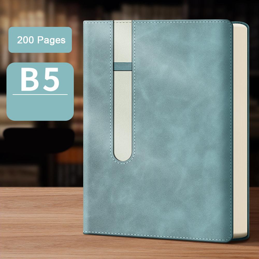 (Logo Can Be Engraved) A5/B5 Student Subject Notebook, Business Notebook, Diary, Work Meeting Minutes, Travel Log
