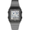 TIMEX QLCA Transparent Black Dial Resin and Acrylic Quartz Watch, Unisex, TW2W45000, Clear [Parallel Import]