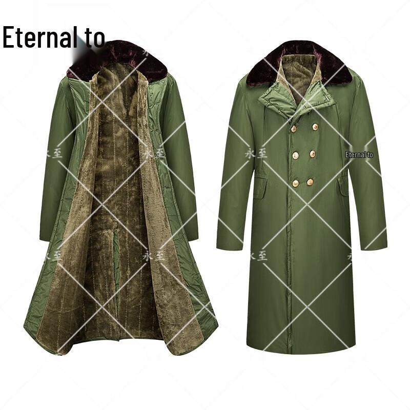 Мужская зимняя утолщенная длинная хлопковая парка