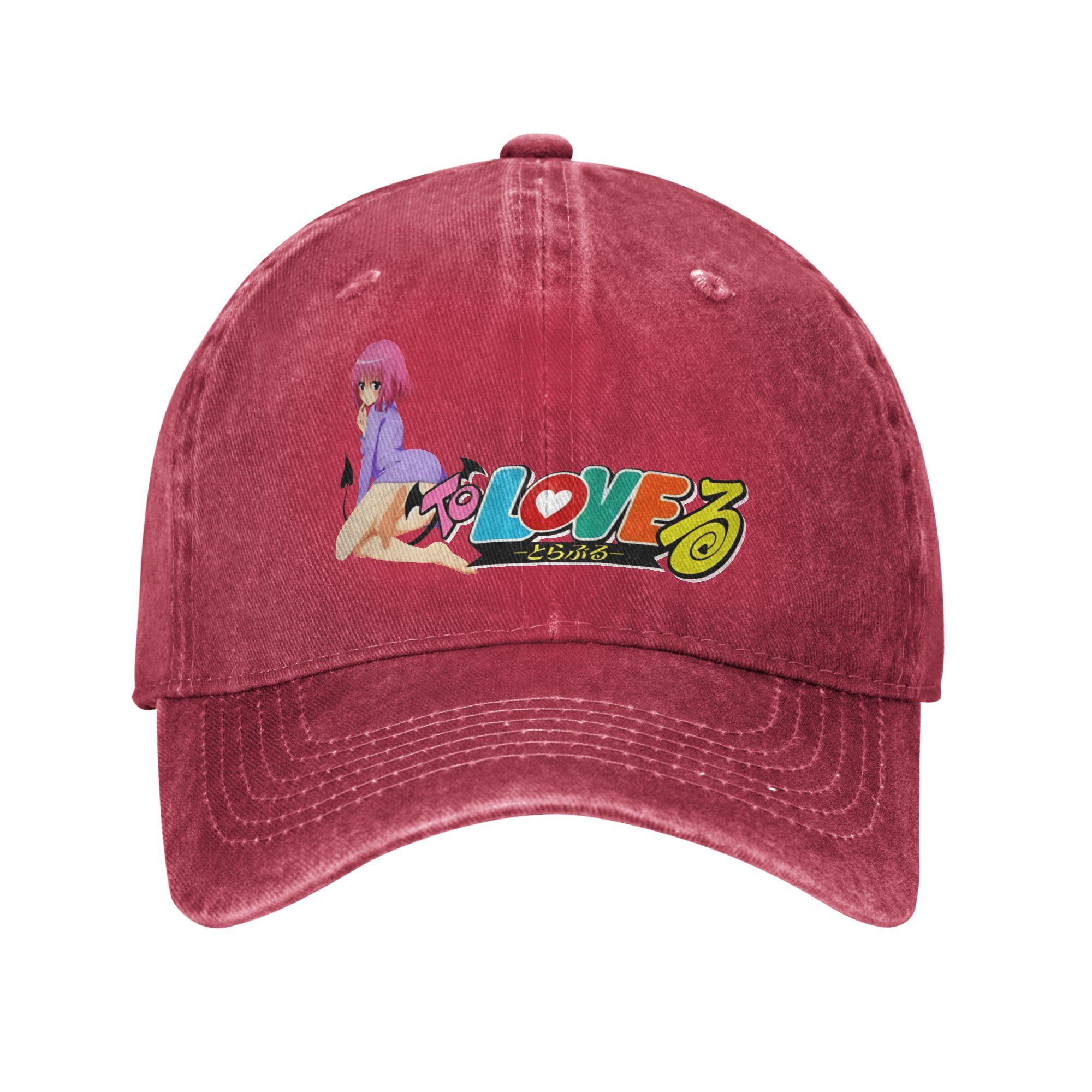To Love Ru Multicolor Hat Peaked Womens Cap To Love ru Personalized Visor Protection Hats One Size