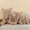 Adorable Grey Elephant Plush Toy Soft Cartoon Animal Stuffed Doll Perfect Gift For Kids