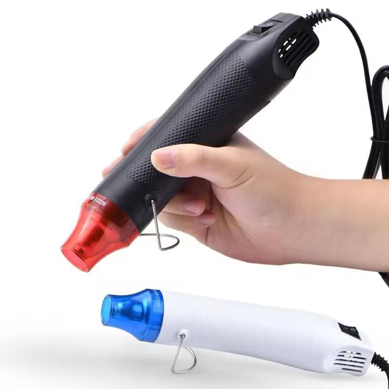 220V Heat Gun for Embossing, Shrink Film, Label Removal, and Phone Case Repair.
