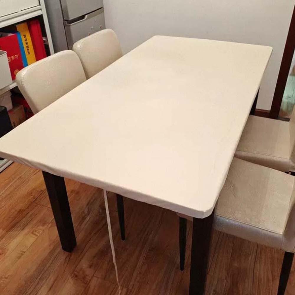 Smooth Imitation Sheepskin Tablecloth Rectangular Desk Protection Cover  Dining