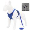Dog Harness with 1.5m Traction Leash Set No Pull Dog Vest Strap Adjustable Reflective Breathable Harness for Dogs Puppy and Cats