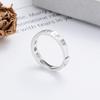 Adjustable Open Ring With Traditional Chinese Fu Character Design Vintage Retro Style Unisex Finger Men Women