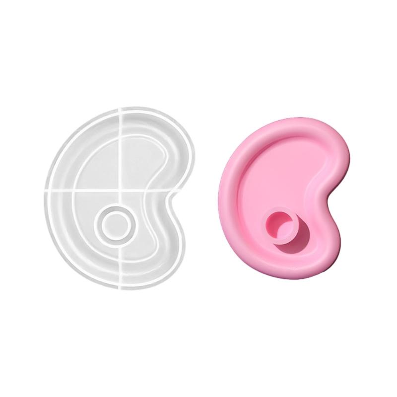 Flexible Irregular Candle Tray Silicone Mold Handmade Resin Tray Silicone Molds for  Irregular Craft Gift For DIY
