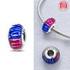 Authentic copper Bracelets Women Diy Gift Murano Jewellery Accessories Charm Bead Charms Bead Charms Flower Blue Star Shape Green Turtle Glass Bead Ch