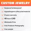 CX Custom  9-15 mm Lobster Stainless Steel PVD 18K Gold Plating ClawClasp for Necklace Bracelet Jewelry Making