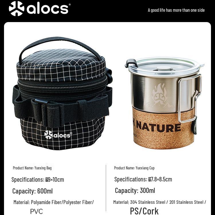Ailuke Foldable 304 Stainless Steel Camping Coffee Cup