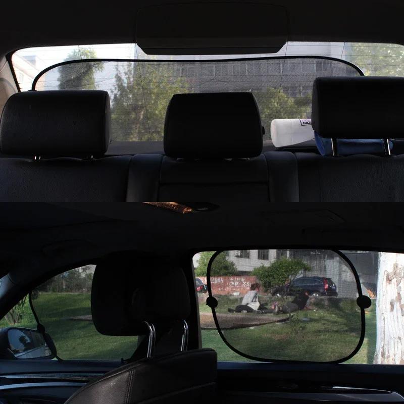 S Magnetic Car Sun Shade Uv Protection Car Curtain Baby Car Window Sunshade Side Window Mesh Sun Visor Summer Protection Film