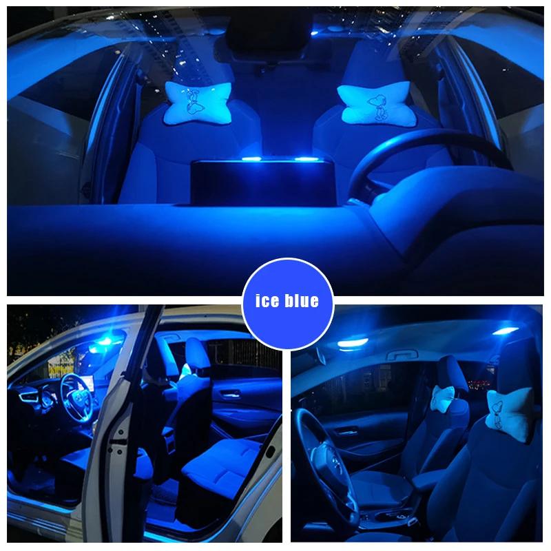 11pcs Car LED Bulbs Interior Dome Reading Light Door Trunk Lamp For Honda Accord 8 9 2008~2011 2012 2014 2015 2016 Accessories