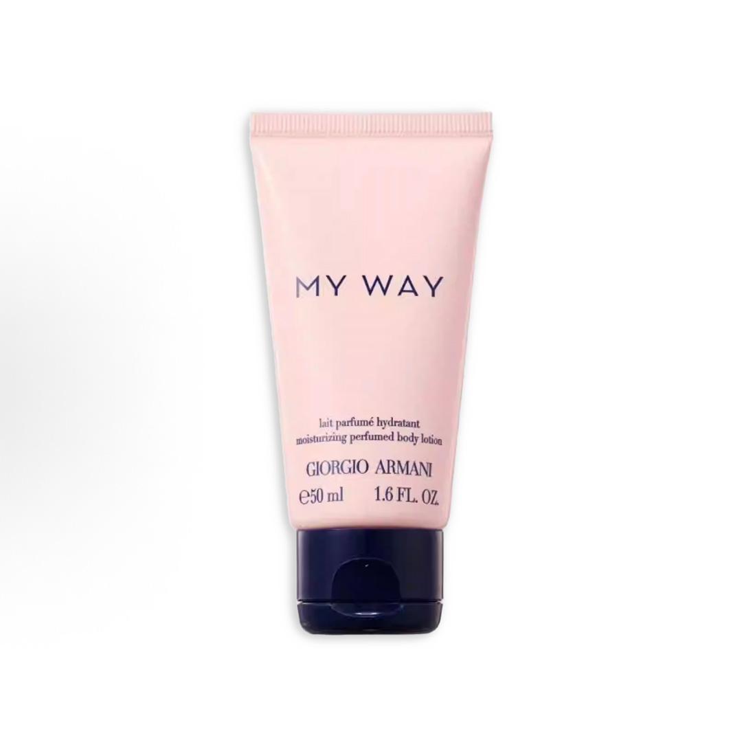 Armani My Way Feuchtigkeitsspendende Parfümierte Körperlotion 50ml Reiseformat Nährende Duftende Körpercreme Für Frauen 1pc white