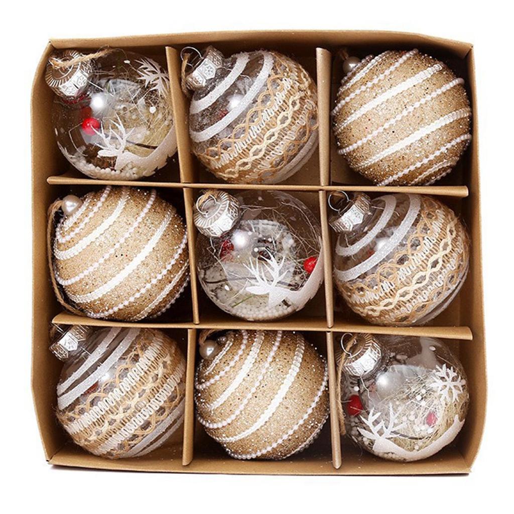 Home Christmas Balls Kit Ornaments Set Wedding Xmas