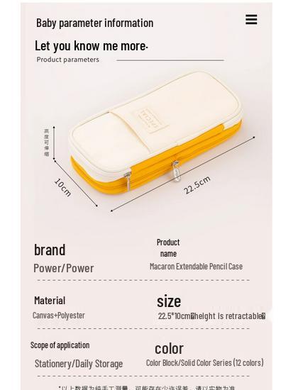 Angoo Large Capacity Pencil Case for Middle School Students