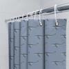 Shark Pattern Shower Curtain Blue Bathroom Decor For Home Decoration