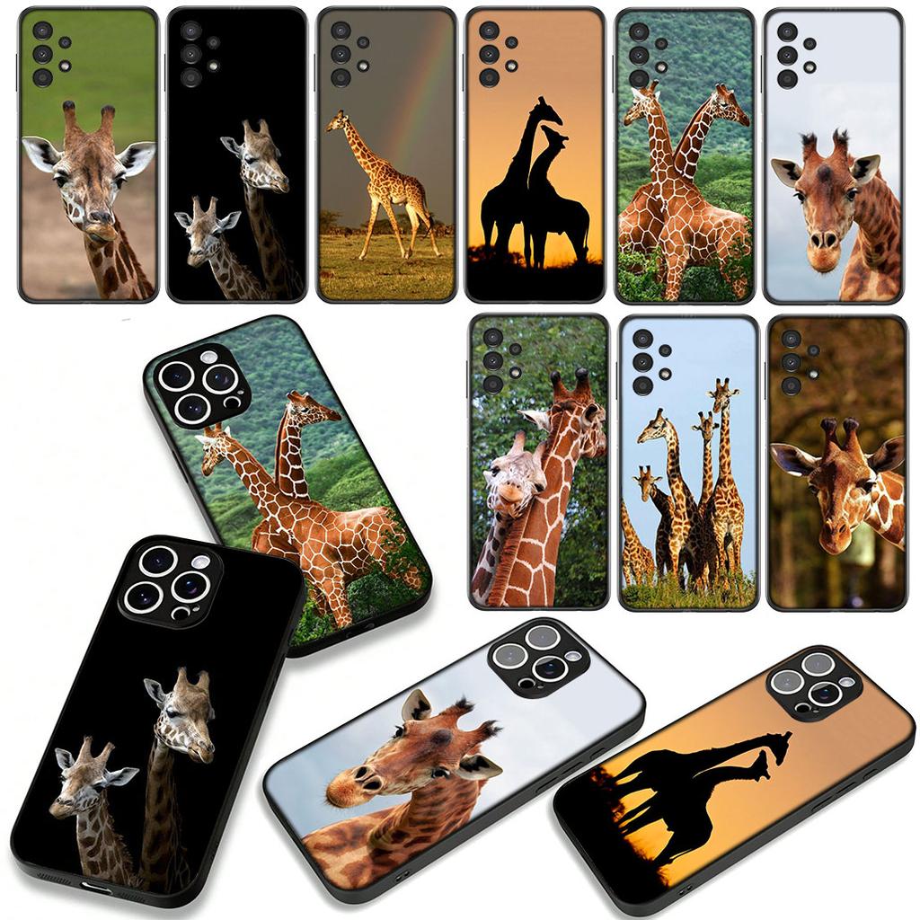 Animal Giraffe Cover Phone Case for Xiaomi Redmi 15C 15 A4 A5 9A 9T 10A 10C 9C NFC 14C Note 11 9 10 Pro 8T