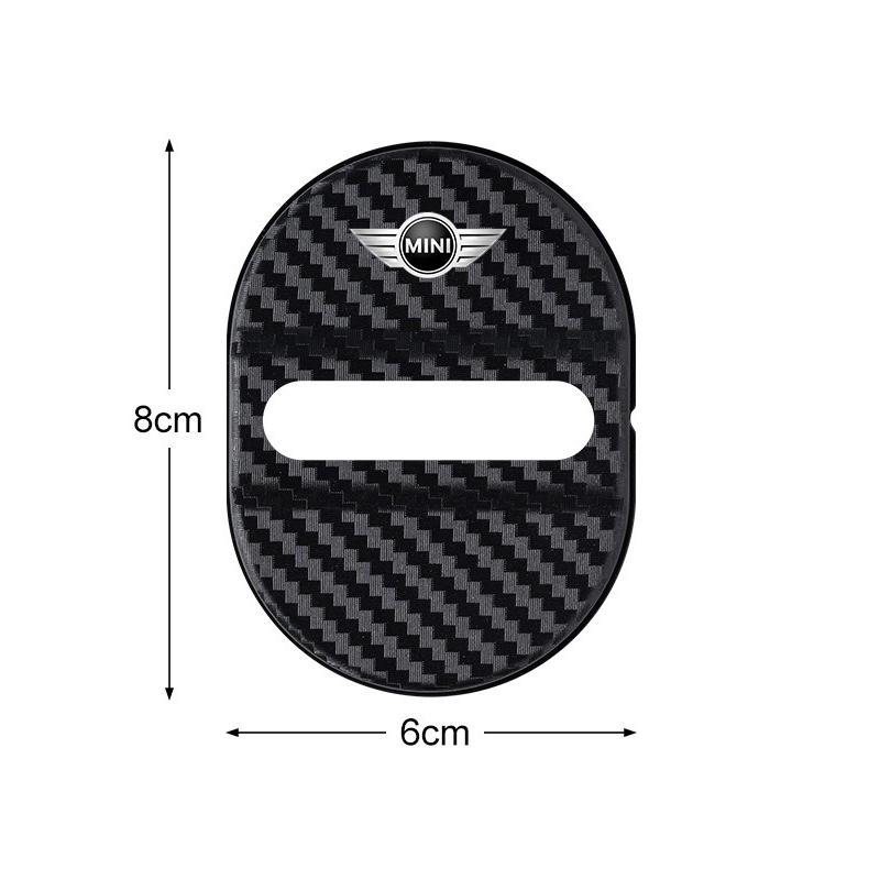 4pcs Car Door Lock Protective Cover Cushion Anti Rust Sleeve Pad For BMW Mini Cooper Countryman Clubman R55 R56 R60 F54 F55 F56