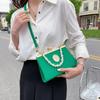 Geantă de umăr cu clemă de perle de lux pentru femei, genți de mesagerie cu lanț, verde, roz, alb, de designer, poșta de nuntă de nuntă