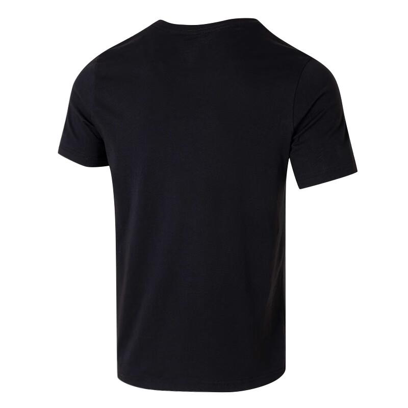 Puma Sports Lifestyle Series Logo Training Running Breathable Short Sleeve T-Shirt Men Tops Black 691340-01