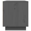 Vidaxl Szafka Pod Telewizor, Szara, 80X35X40,5 Cm, Lite Drewno Sosnowe