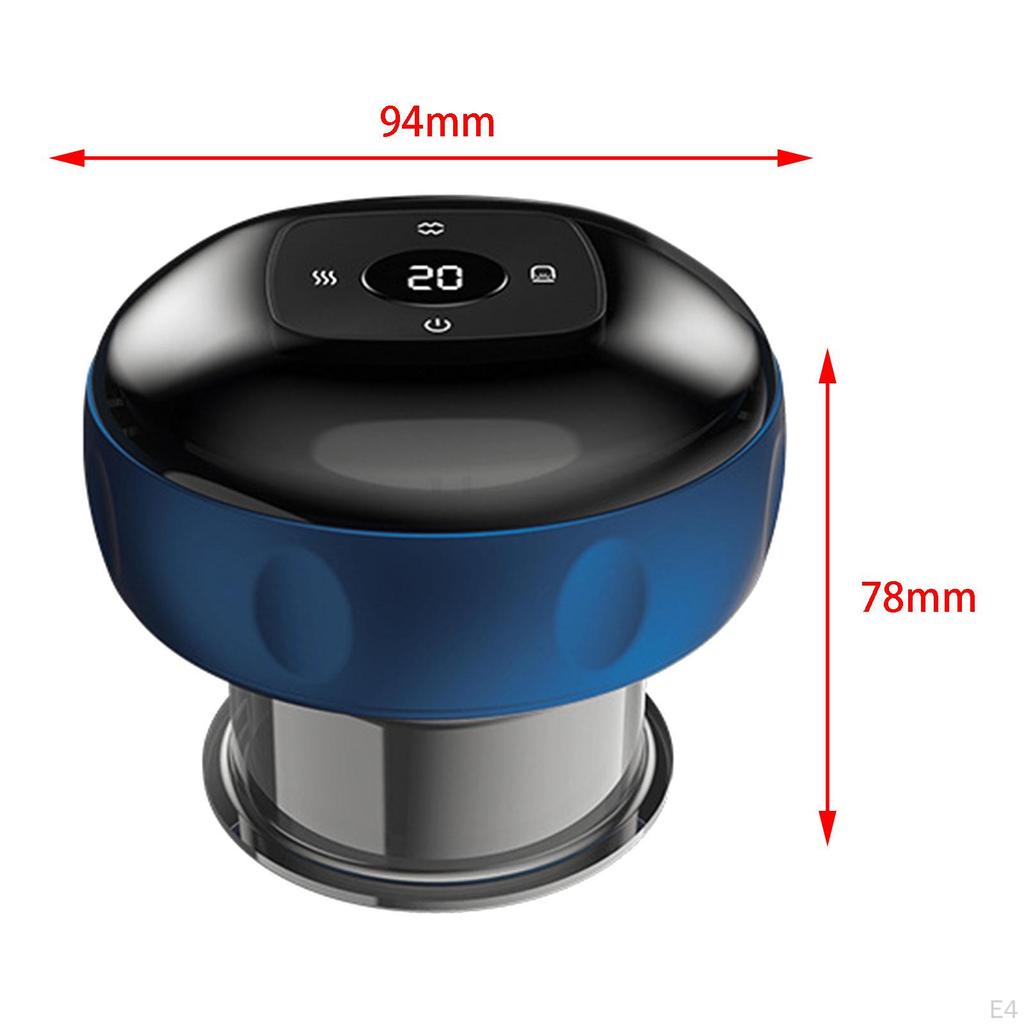 3 in 1 Electric Cupping Set Massage Tool usbharging 12 Levels Pressure Elif Cellulite Massager for