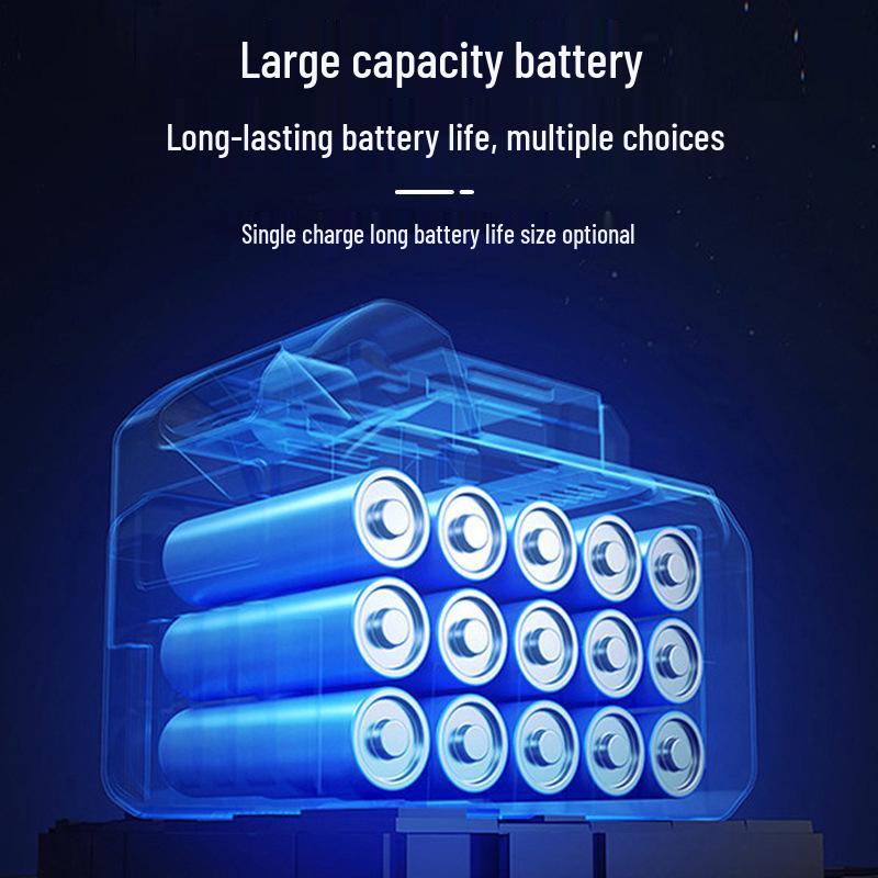 Portable Wireless Lithium Battery Car Washer: 10-Setting High-Pressure Water Gun with Six-in-One Head