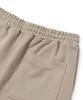 Brown Bless Tag Sweat Pants - Beige