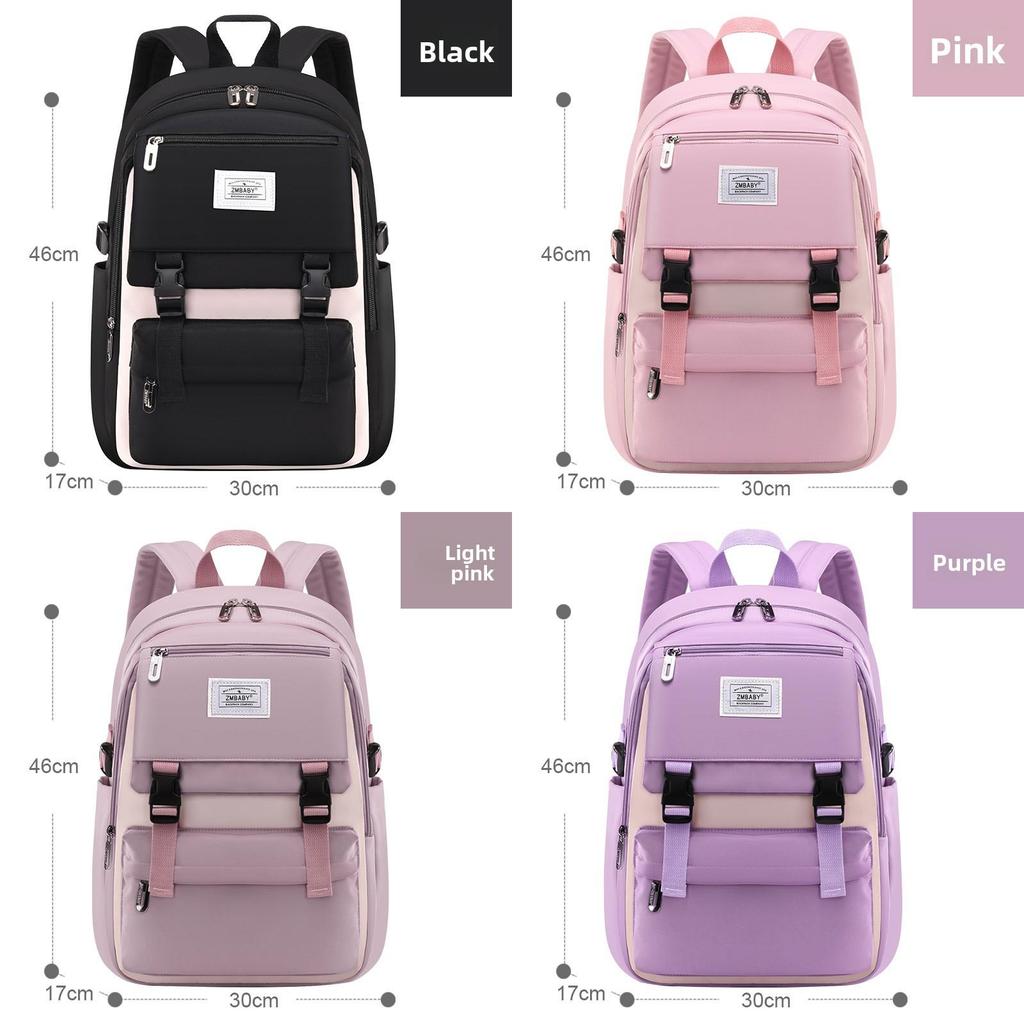 Kids School Backpack For Boys And Girls With Lightweight Nylon Material And Cushion Straps For Classroom Use