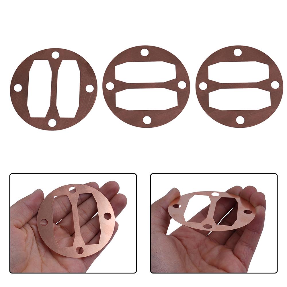 3PCS Valve Plate Gaskets Washers For Oil Free/Oil Machine Air Compressor Air Cylinder Head Base Valve Plate Gaskets Washers Pad