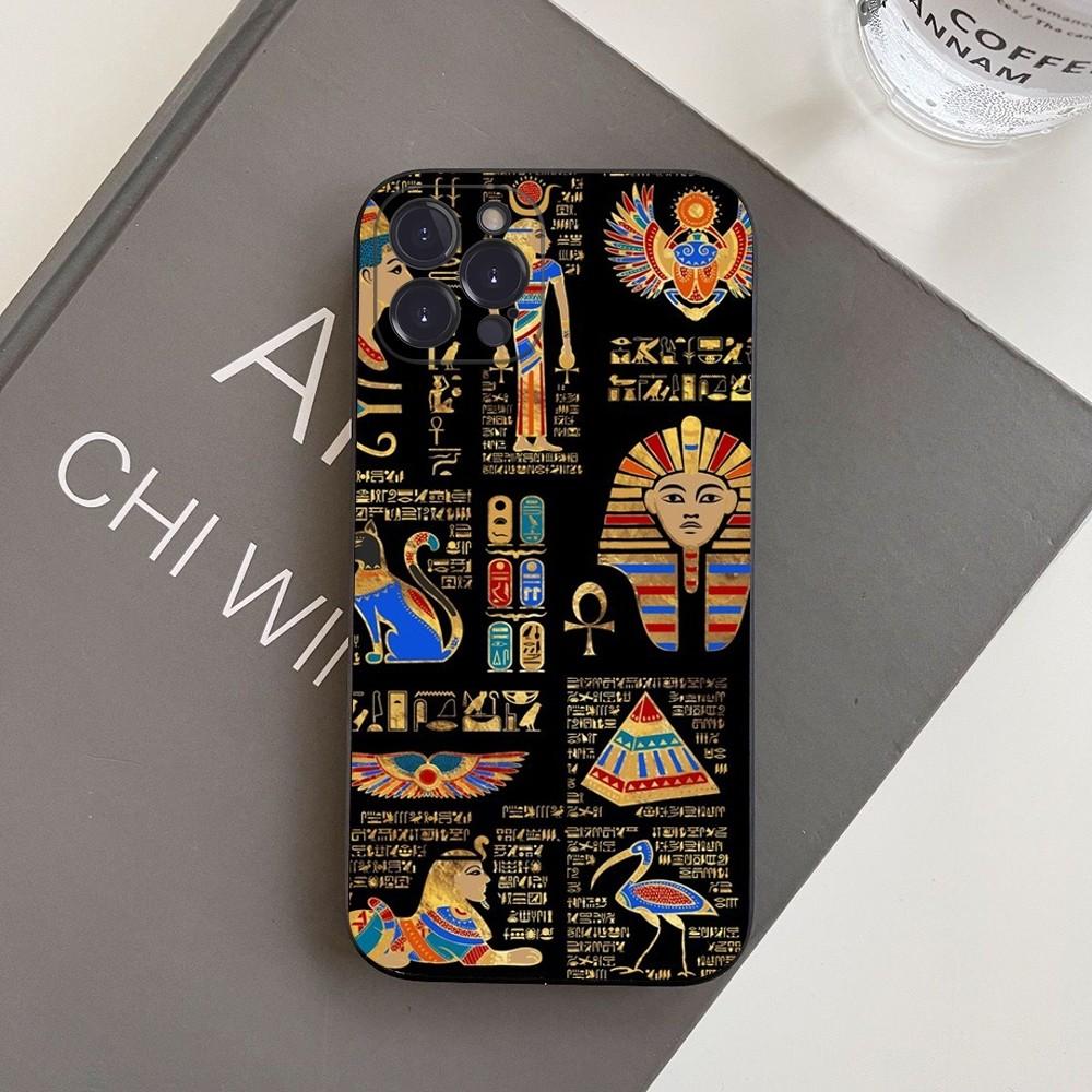 Egypt Nefertiti Anubis Ankh Phone Case For iPhone 15 14 11 12 13 Mini Pro XS Max Cover 6 7 8 Plus X XR SE 2020 Funda Shell