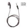1Pc Earpiece 3.5Mm Plug Single Side Headset Headphone Dual Channel Earphone For Laptop Pc Headset