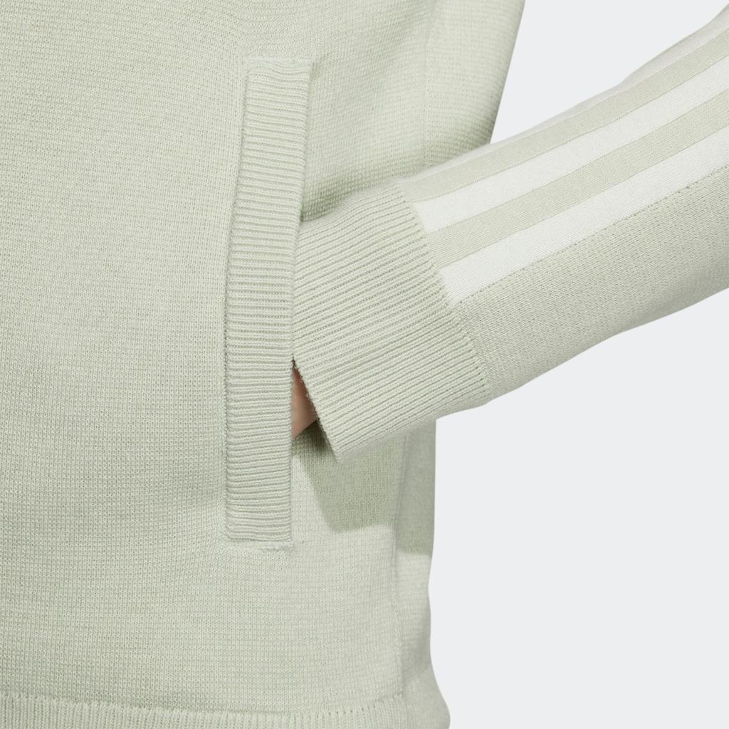 adidas W 3St Ff Jacket Logo Print Three Stripe Detail V Neck Jacket Women Jacket Light-Green HG8248