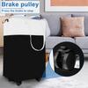 75/90L Laundry Basket Collapsible Laundry Hamper with Wheels Clothes Hamper with Handles for Home Dorm Bathroom Laundry Room