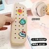 Silicone Hole Pencil Case Breathable DIY Stationery Bag Multifunctional Pen Pouch Cosmetics Storage for School