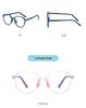 Children's Anti-Blue Light Polygon Glasses, No Prescription, TR90 Frame.