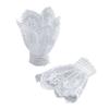 Elegant Lace Trim Wrist Sleeves Decorative Sleeves for Wedding Dress Wrist Accessory Arm Decors For Women Dress Upgrades