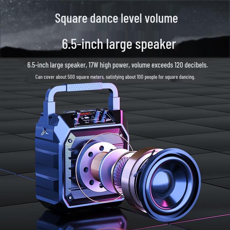 Newsmy K98 Portable Bluetooth Speaker with Dual Microphones (CN version)