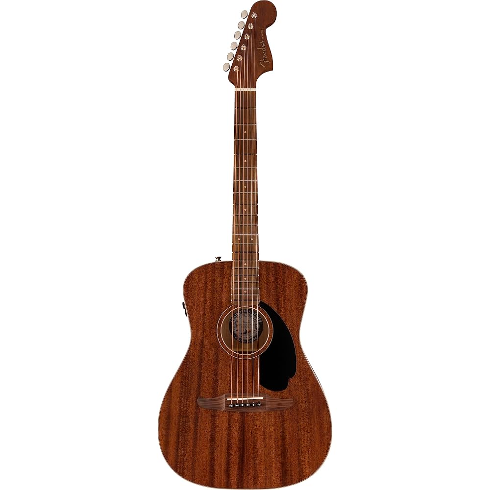 Fender Electric Acoustic Guitar Malibu Special, Pau Ferro Fingerboard, Black Pickguard, Natural w...