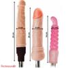 Sex machine with 3x penis dildo anal vibrator adjustable 420 movements masturbator