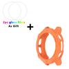 2-I-1 Deksel + Herdet Glass Film For Huami Amazfit Falcon TPU PC Skjermbeskytter & Støtfanger Beskyttelsesdeksel For Amazfit Falcon
