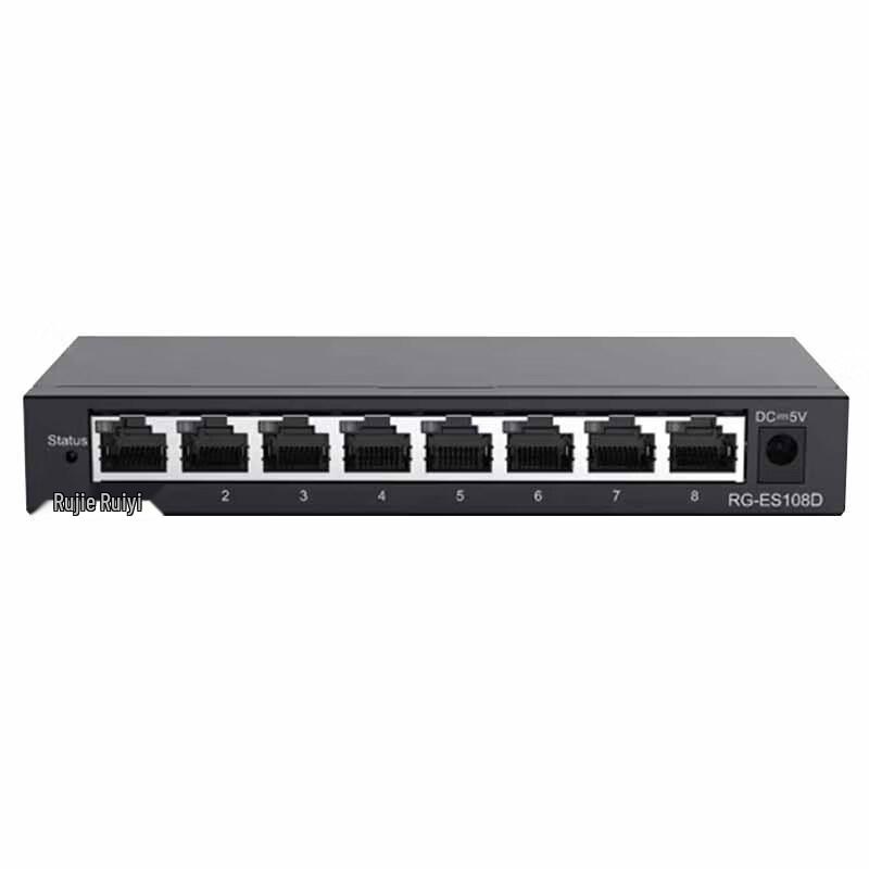 

Ruijie RG-ES108D 8-Port 100M Unmanaged Desktop Switch