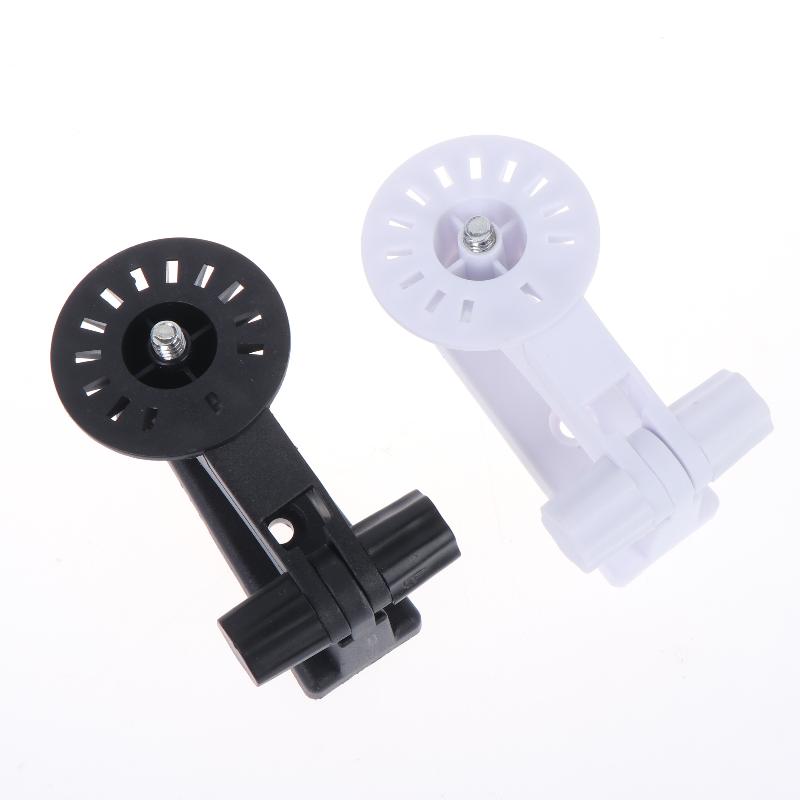 Adjustable Plastic Security Camera Bracket No Drill 360 Degree Rotation For Indoor Home Office Use