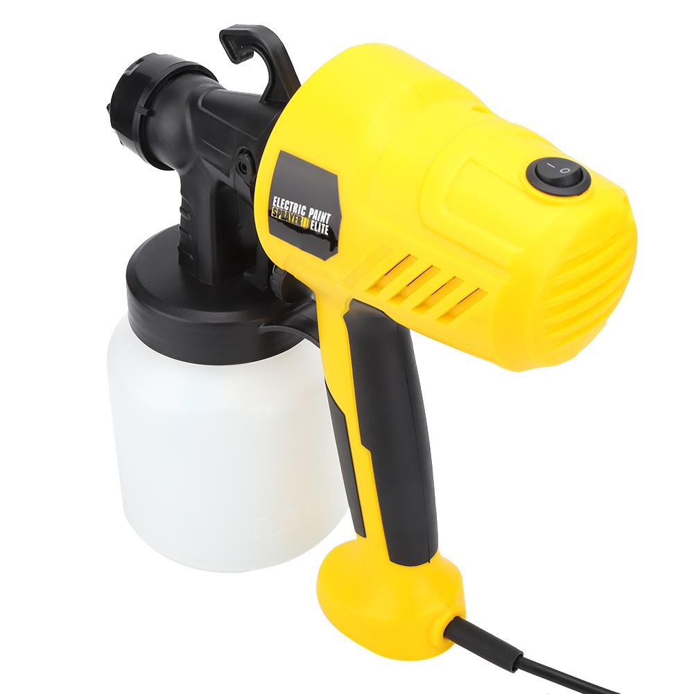 High Pressure Electric Paint Sprayer Adjustable Spray Paint Tool Yellow