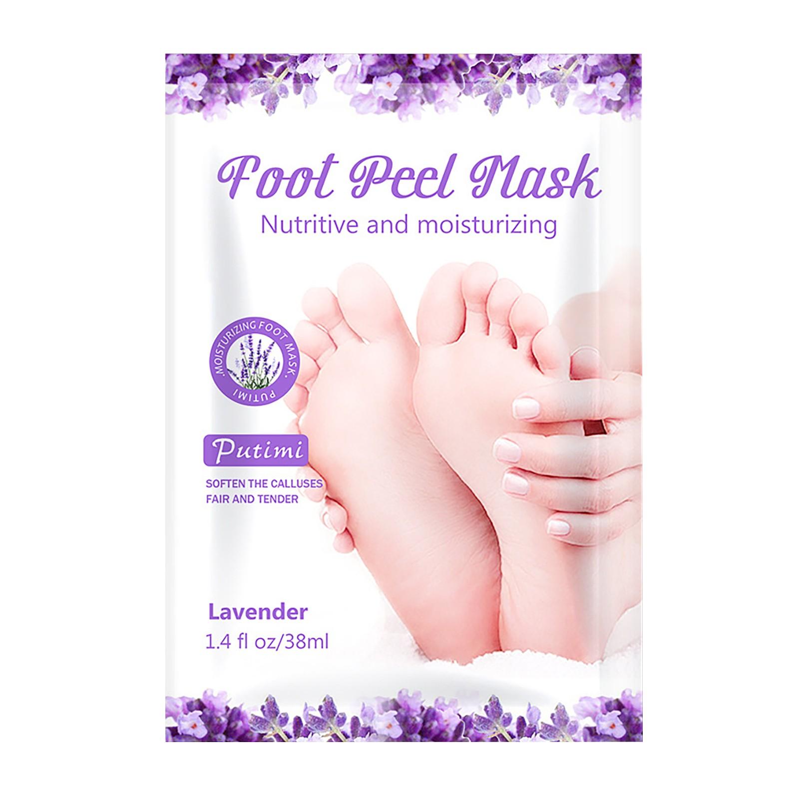 

Носки для педикюра Exfolia, отшелушивающая маска для ног, 10 мл One size белый