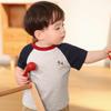 LUSON Baby Boys Raglan Sleeve Color-Block T-Shirt