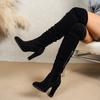 Fashion Over-the-knee Boots Women's 2025 Fall/Winter New Pointed Toe Stiletto Heel Stretch All-match Tall Boots