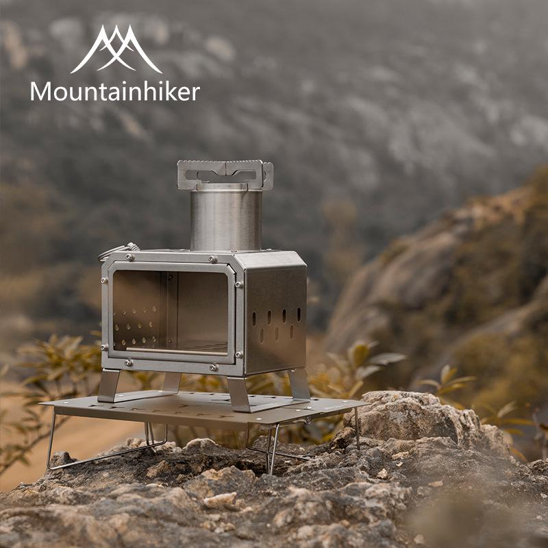 Folding Mountain Cubic Wood Stove: Outdoor Camping & Tent Heating, Water Boiling, Roasting, Fire Pit