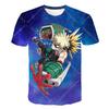 My Hero Academia Estate Ragazzi Ragazze Abbigliamento a Maniche Corte per Maglietta Carina Moda Casual Abbigliamento Genitore Figlio Maglietta a Maniche Corte